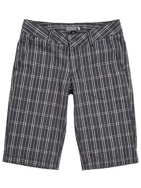 Volcom Gray and White Plaid Shorts
